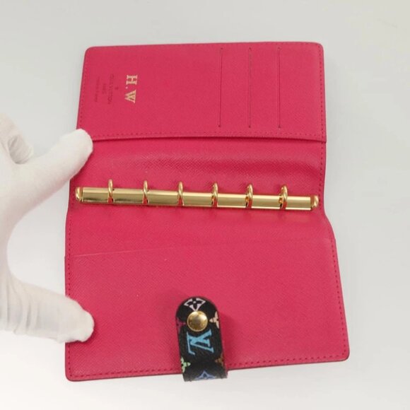 LOUIS VUITTON Multicolor Agenda PM Day Planner Cover Black - Picture 11 of 16